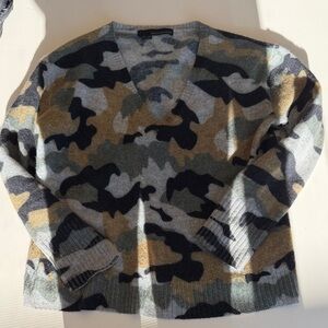 360 Cashmere Women's Camouflage Sweater